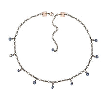 Laden Sie das Bild in den Galerie-Viewer, Konplott Kette Collier Tutui Collection hell blau hell sapphire silber
