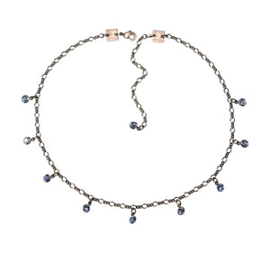 Konplott Kette Collier Tutui Collection hell blau hell sapphire silber