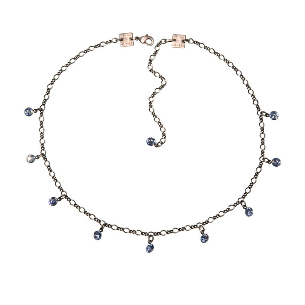 Konplott Kette Collier Tutui Collection hell blau hell sapphire silber