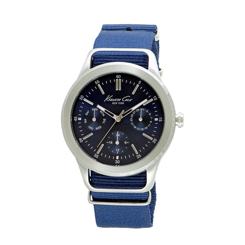 Kenneth Cole New York Herren-Armbanduhr Analog Quarz Textil 10027883