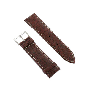 Ingersoll Ersatzband für Uhren Leder braun Kroko Dornschließe SI 24 mm