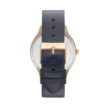 Laden Sie das Bild in den Galerie-Viewer, Kenneth Cole New York Herren Uhr Armbanduhr Leder KC15096002