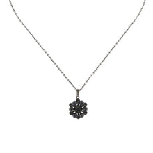 Laden Sie das Bild in den Galerie-Viewer, Konplott Halskette Collier Dutchess black crystal silver night silber
