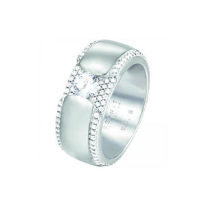 Esprit Collection Damen Ring Silber Zirkonia Safira Gr.18 ELRG92456A180