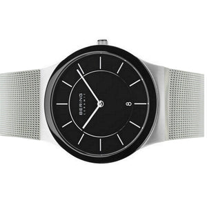 Bering Herren Uhr Armbanduhr Slim Ceramic - 32239-047 Meshband