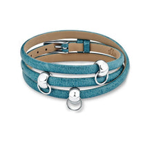 Laden Sie das Bild in den Galerie-Viewer, s.Oliver Jewel Damen Charms Armband Edelstahl Leder SOCHB/39 - 437796