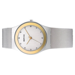 Bering Damen Uhr Armbanduhr Slim Classic - 12927-010 Meshband