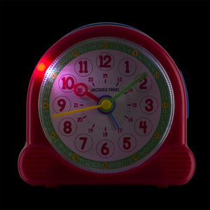 JACQUES FAREL Kinderwecker Wecker Happy Analog Quarz Mädchen ACL 03 rot