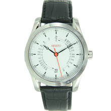 Laden Sie das Bild in den Galerie-Viewer, Aristo Unisex Uhr Armbanduhr Ärzteuhr Automatik Leder 4H124
