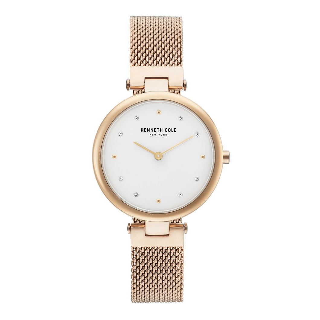 Kenneth Cole New York Damen-Armbanduhr Analog Quarz Edelstahl KC50511003