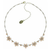 Laden Sie das Bild in den Galerie-Viewer, Konplott Kette Collier Ovaly hell beige peach