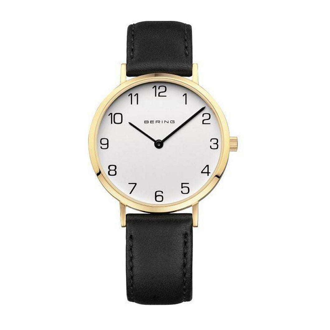 Bering Damen Uhr Armbanduhr Slim Classic - 13934-434 Leder