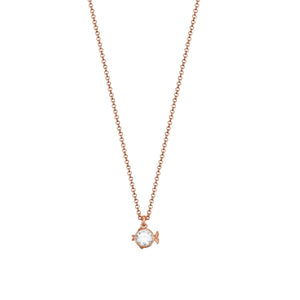 Esprit Damen Kette Edelstahl Rosé PISCES Fisch ESNL03217C420