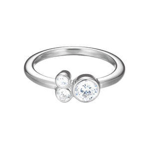 Esprit Damen Ring Silber Zirkonia Sweet Parfait ESRG92544A1