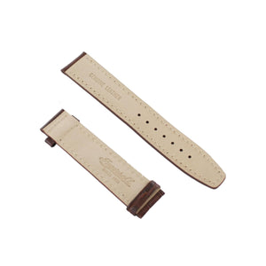 Ingersoll Ersatzband für Uhren Leder braun Kroko 21 mm XXL