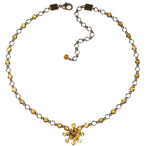 Konplott Halskette Collier Magic Fireball gelb Hell-topaz