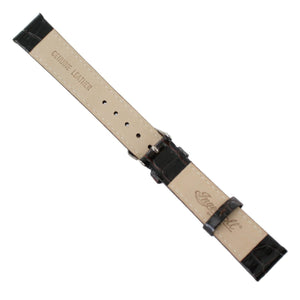Ingersoll Ersatzband für Uhren Leder braun Kroko Dornschließe SI 18 mm