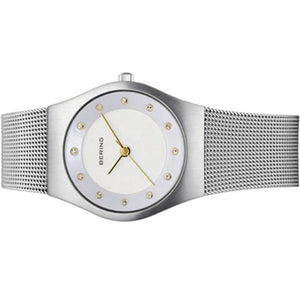 Bering Damen Uhr Armbanduhr Slim Classic - 11927-AZ1 Meshband
