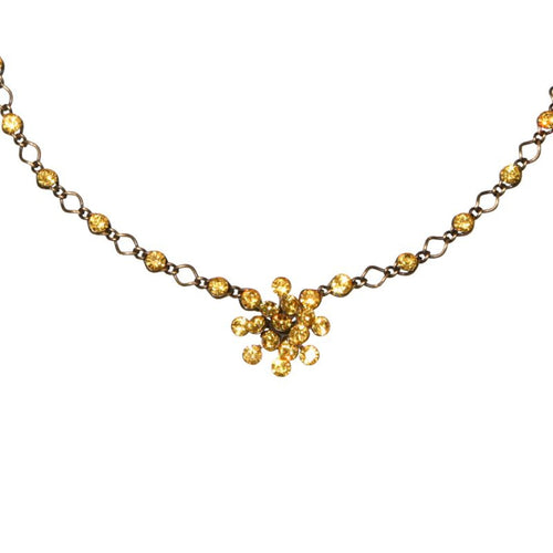 Konplott Halskette Collier Magic Fireball gelb Hell-topaz