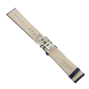 Ingersoll Ersatzband für Uhren Leder blau Kroko Faltschl. 23 mm
