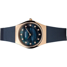 Laden Sie das Bild in den Galerie-Viewer, Bering Damen Uhr Armbanduhr Slim Classic - 11927-367 Meshband