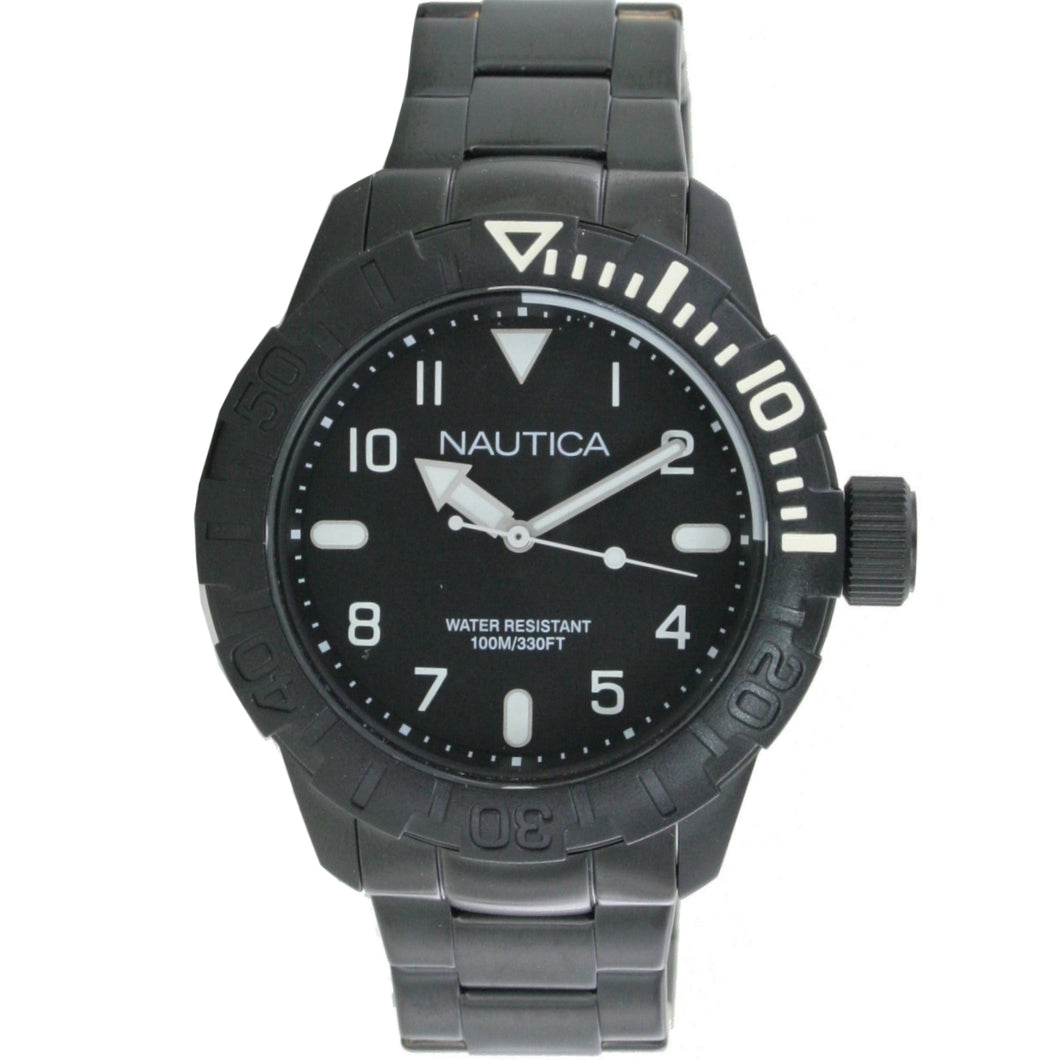 Nautica Herren Uhr Armbanduhr NAR10081G Edelstahl