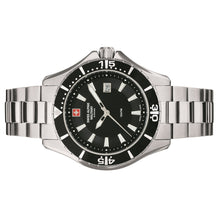 Laden Sie das Bild in den Galerie-Viewer, Swiss Alpine Military Herren Uhr Analog Quarz 7040.1137SAM Edelstahl