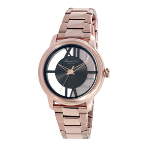 Kenneth Cole New York Damen-Armbanduhr Analog Quarz Edelstahl 10024376