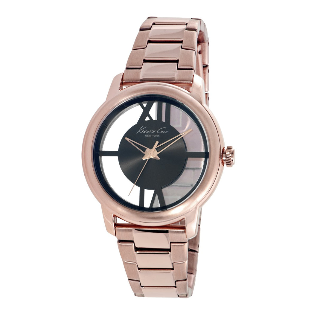 Kenneth Cole New York Damen-Armbanduhr Analog Quarz Edelstahl 10024376