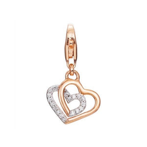 Esprit Anhänger Charms Silber rosé promise of love ESCH91568B000