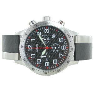 Aristo Herren Uhr Chronograph Carbon Edelstahl Trophy Spange 7H106R