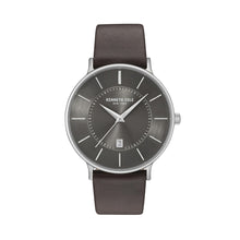 Laden Sie das Bild in den Galerie-Viewer, Kenneth Cole New York Herren Uhr Armbanduhr Leder KC15097005