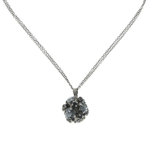 Konplott Halskette Collier Morgenstern grau
