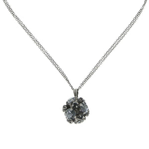 Konplott Halskette Collier Morgenstern grau
