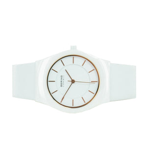 Bering Unisex Uhr Armbanduhr Slim Ceramic - 32035-656 Leder