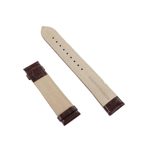 Ingersoll Ersatzband für Uhren Leder braun Kroko 21 mm XXL
