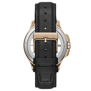 Kenneth Cole New York Herren-Armbanduhr Analog Quarz Leder 10027460