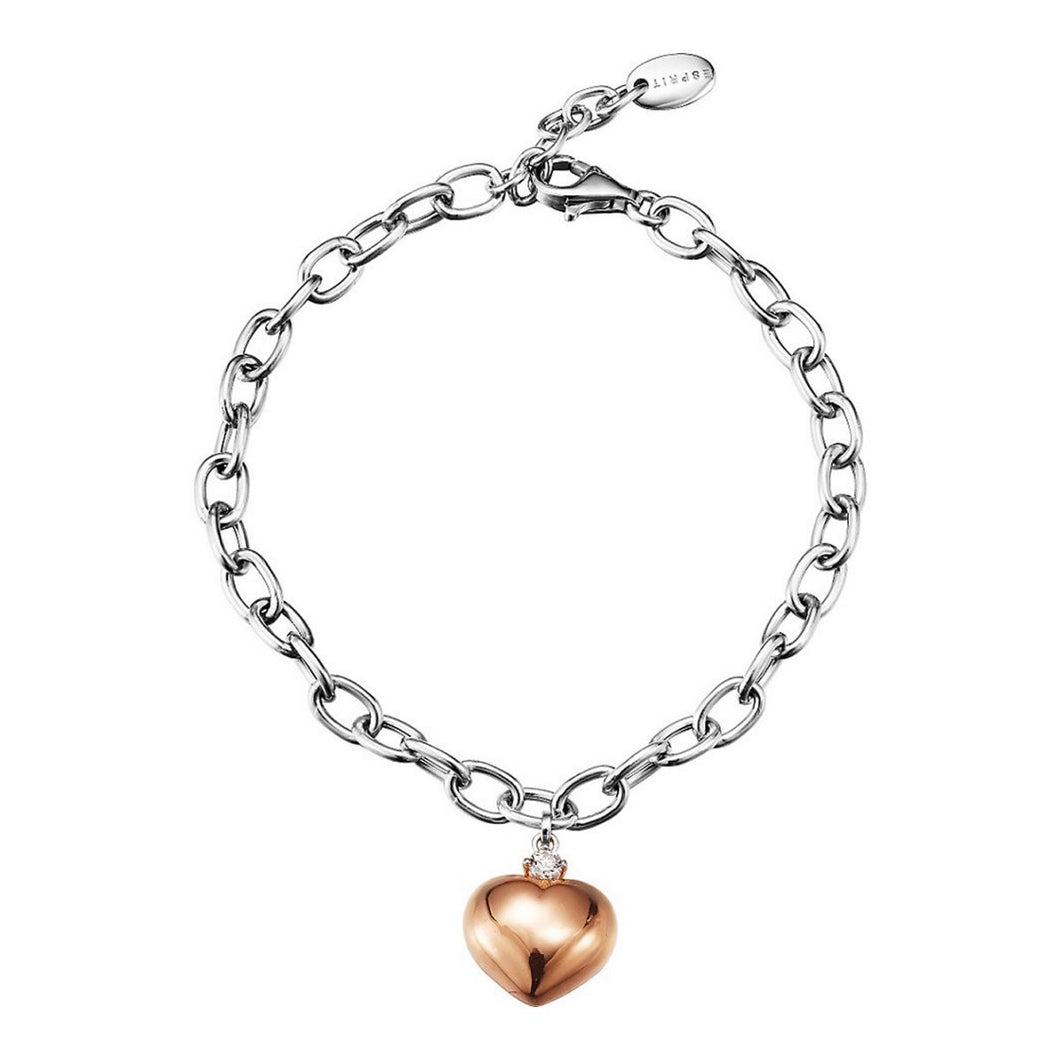 Esprit Damen Armband Silber Shades of love rose ESBR91496B180-1