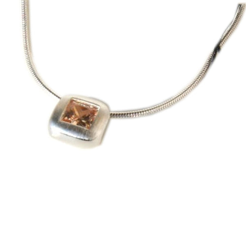 Fossil Damen Kette Collier Silber Zirkonia JF13652040