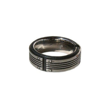 Laden Sie das Bild in den Galerie-Viewer, Fossil Herren Edelstahl Ring JF83553