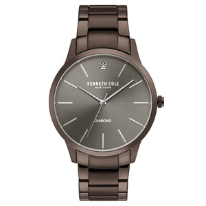 Kenneth Cole New York Herren-Armbanduhr Analog Quarz Edelstahl KC15111008