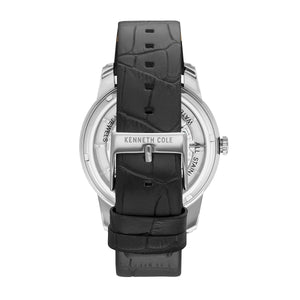 Kenneth Cole New York Herren Uhr Armbanduhr Leder KC15116001 Automatik