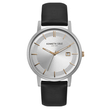 Laden Sie das Bild in den Galerie-Viewer, Kenneth Cole New York Herren-Armbanduhr Analog Quarz Leder KC15202001