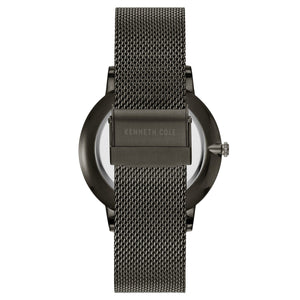 Kenneth Cole New York Herren-Armbanduhr Analog Quarz Edelstahl KC50009003