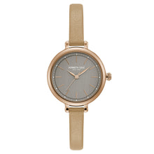 Laden Sie das Bild in den Galerie-Viewer, Kenneth Cole New York Damen-Armbanduhr Analog Quarz Leder KC50065001