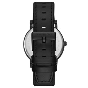 Kenneth Cole New York Herren-Armbanduhr Analog Quarz Leder KC50066004
