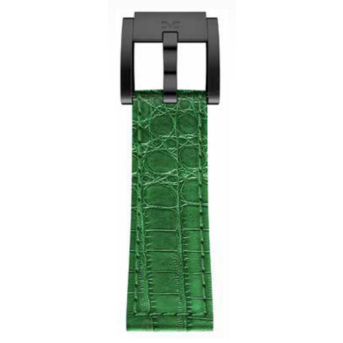 TW Steel Marc Coblen Armband Uhrenband Leder 22 MM Kroko dunkelgrün LB_DG_K_B