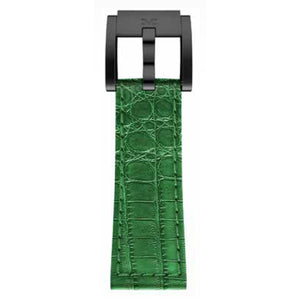 TW Steel Marc Coblen Armband Uhrenband Leder 22 MM Kroko dunkelgrün LB_DG_K_B