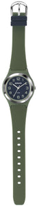 SINAR Jugenduhr Armbanduhr Analog Quarz Jungen Silikonband XB-48-3 grün blau