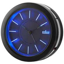 Laden Sie das Bild in den Galerie-Viewer, ATRIUM Wecker Analog Quarz Designwecker A106-7 Licht Snooze schwarz